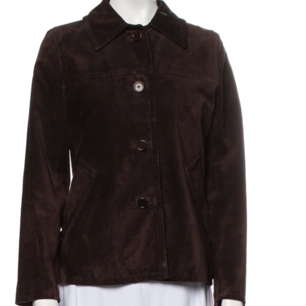 COACH VINTAGE suede leather jacket